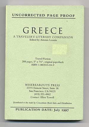 Seller image for Greece: A Traveler's Literary Companion for sale by Between the Covers-Rare Books, Inc. ABAA