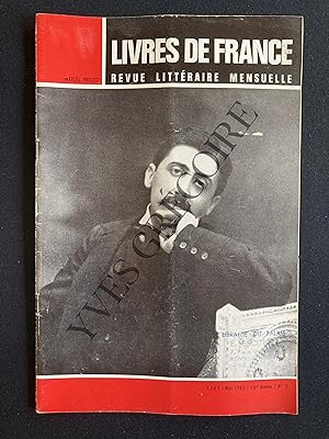 LIVRES DE FRANCE (revue littéraire mensuelle)-MAI 1965