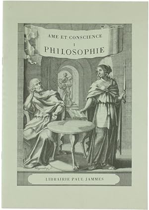 Seller image for CATALOGUE N. 273. AME ET CONSCIENCE. I: Philosophie.: for sale by Bergoglio Libri d'Epoca