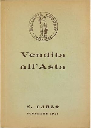 CATALOGO DELLA VENDITA ALL'ASTA DI OGGETTI D'ARTE E DI ARREDAMENTO PROVENIENTI DALLE COLLEZIONI P...