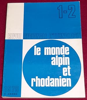 Imagen del vendedor de LE MONDE ALPIN ET RHODANIEN - Revue rgionale d'ethnologie - N 1-2/1978 a la venta por LE BOUQUINISTE