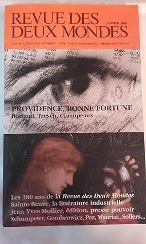 Seller image for Revue des deux mondes, janvier 2009 - Providence, bonne fortune - Boriaud, Tresch, Champeaux for sale by LibrairieLaLettre2