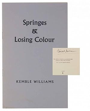 Seller image for Springes & Losing Colour (Signed Limited Edition) for sale by Jeff Hirsch Books, ABAA