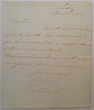 Autographed Letter Signed "William."