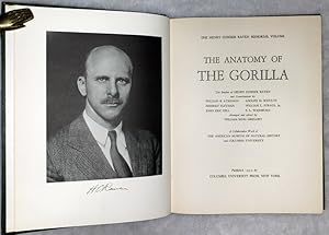 Immagine del venditore per The Anatomy of the Gorilla (The Henry Cushier Raven Memorial Volume) venduto da Lloyd Zimmer, Books and Maps