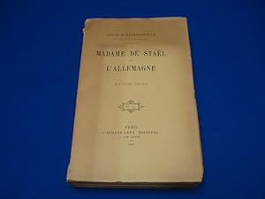 Seller image for Madame de Stael et l'Allemagne for sale by Emmanuelle Morin