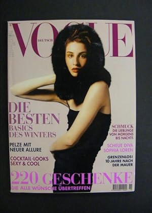 Imagen del vendedor de Vogue Deutsch Heft 11/1999 - Die besten Basics des Winters u. a. a la venta por Antiquariat Strter