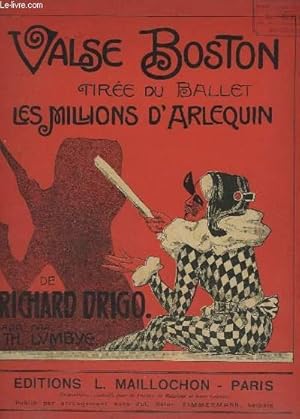 Seller image for VALSE BOSTON TIREE DU BALLET LES MILLIONS D'ARLEQUIN- POUR PIANO. for sale by Le-Livre