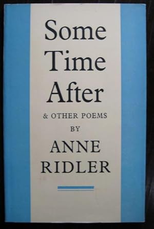 Immagine del venditore per Some Time After and other poems venduto da James Fergusson Books & Manuscripts