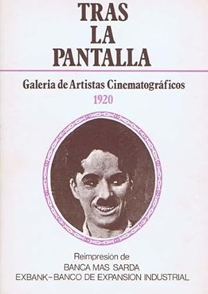 Imagen del vendedor de TRAS LA PANTALLA. Galera de artistas cinematogrficos. 1920 a la venta por Librera Races