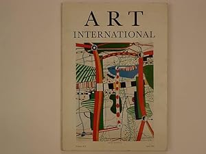 Art International Volume X [10]/4 April 1966 (Cover : PETER BRÜNING)