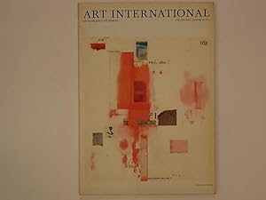Art International Volume XIX [19]/1 January 1975 (Cover : WILLIAM DOLE)