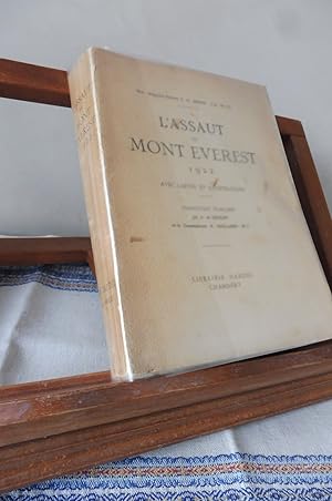 Imagen del vendedor de L'Assaut Du Mont Everest 1922. Avec Cartes Et Illustrations. a la venta por librairie ESKAL