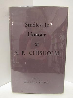STUDIES IN HONOUR OF A.R. CHRISHOLM