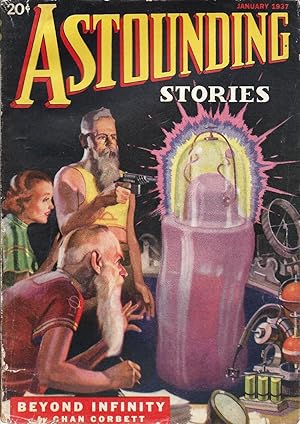 Bild des Verkufers fr Astounding Stories 1937 Vol. 18 # 05 January: Infra-Universe (conc) / The Blue Spot (pt 1) / Beyond Infinity / Metamorphosis / The Destruction of Amul / Linked Worlds / S O S in Space / Luminous Mine / Denizens of Zeron zum Verkauf von John McCormick