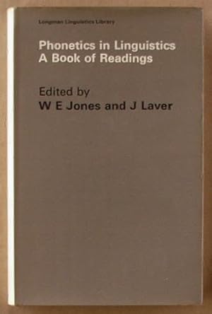 Imagen del vendedor de Phonetics in Linguistics : A Book of Readings. a la venta por Lost and Found Books