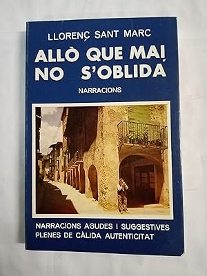 Seller image for ALLO QUE MAI NO S' OBLIDA for sale by Gibbon Libreria