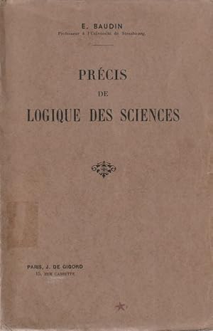 Immagine del venditore per Prcis de Logique des Sciences. venduto da ARTLINK