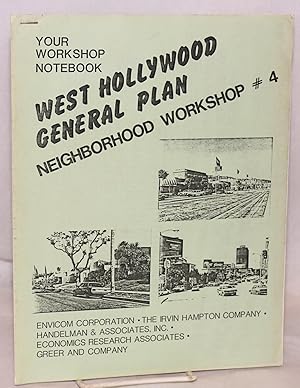 Imagen del vendedor de West Hollywood General Plan: Your Workshop Notebook; Neighborhood Workshop # 4 a la venta por Bolerium Books Inc.