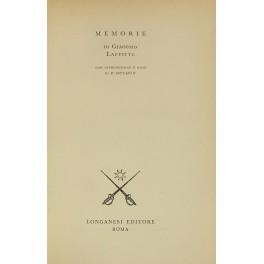 Seller image for Memorie. Con introduzione e note di P. Duchon for sale by Libreria Antiquaria Giulio Cesare di Daniele Corradi