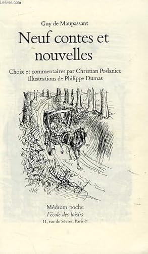 Immagine del venditore per NEUF CONTES ET NOUVELLES venduto da Le-Livre