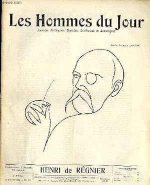 Seller image for LES HOMMES DU JOUR N 161. HENRI DE REGNIER. for sale by Le-Livre