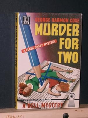 Murder for Two "A Flash Casey Mystery" (Dell Mapback #276)