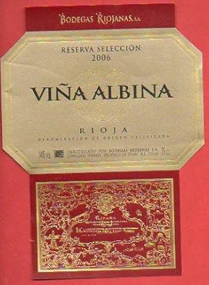 Imagen del vendedor de Etiqueta: VIA ALBINA. Reserva Seleccin 2006 a la venta por angeles sancha libros