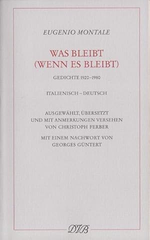 Immagine del venditore per Was bleibt (wenn es bleibt) venduto da Rheinberg-Buch Andreas Meier eK
