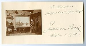 Seller image for Eigenh. Albumblatt mit U. for sale by Antiquariat INLIBRIS Gilhofer Nfg. GmbH