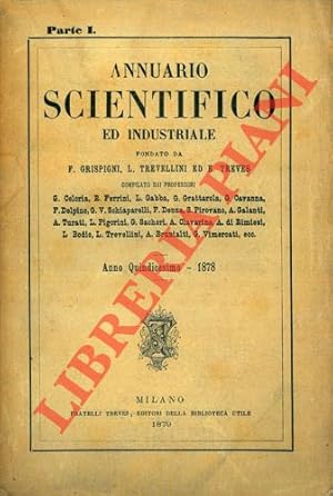 Annuario scientifico ed industriale 1878.