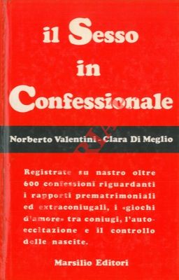 Seller image for Il sesso in confessionale. for sale by Libreria Piani