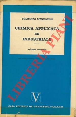 Immagine del venditore per Chimica applcata e industriale. venduto da Libreria Piani