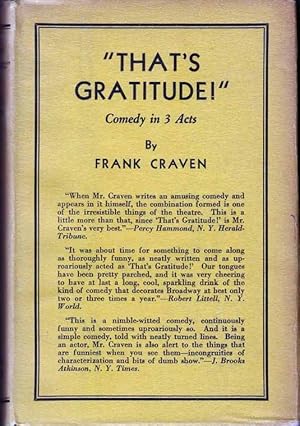 That's Gratitude. (HOLLYWOOD FICTION)