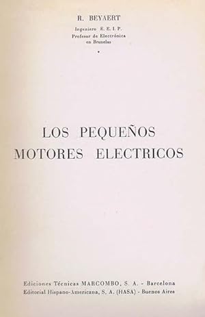 LOS PEQUEÑOS MOTORES ELECTRICOS