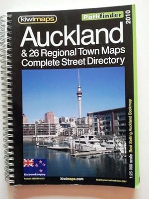 Auckland and 26 regional Town Maps Complete Street Directory 1:25,000 scale Kiwimaps Pathfinder 2010