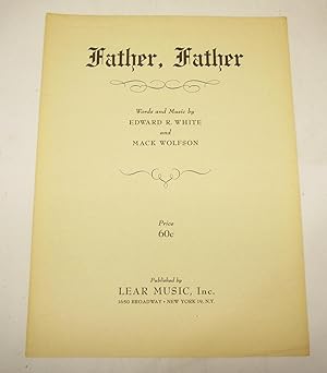 Imagen del vendedor de FATHER, FATHER a la venta por Prestonshire Books, IOBA