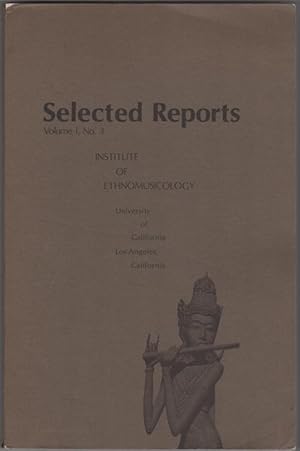 Imagen del vendedor de Selected Reports. Volume 1, No. 3. Institute of Ethnomusicology a la venta por Kaaterskill Books, ABAA/ILAB