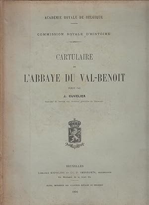 Image du vendeur pour CARTULAIRE de L'ABBAYE DU VAL-BENOIT mis en vente par CANO
