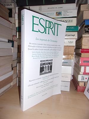 Image du vendeur pour ESPRIT N 361 : Revue Internationale Esprit: Les Impenss De L'conomie - N1 - Janvier 2010 mis en vente par Planet's books