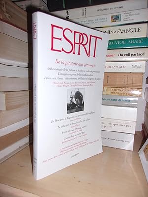 Seller image for ESPRIT N 356 : Revue Internationale Esprit: De La Piraterie au Piratage - N7 - Juillet 2009 for sale by Planet's books