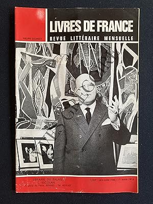 LIVRES DE FRANCE (revue littéraire mensuelle)-JUIN/JUILLET 1966