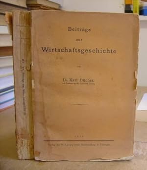 Bild des Verkufers fr Beitrge zur Wirtschaftsgeschichte zum Verkauf von Eastleach Books