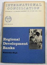 Imagen del vendedor de Regional Development Banks. International Conciliation No. 576 - January 1970 a la venta por Resource Books, LLC