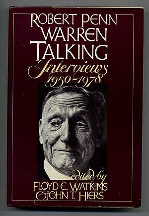 Bild des Verkufers fr Robert Penn Warren: Talking Interviews, 1950-1978 zum Verkauf von Between the Covers-Rare Books, Inc. ABAA