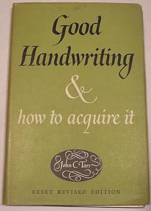 Seller image for Good Handwriting And How To Aquire It for sale by Prestonshire Books, IOBA