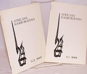 Africana Marburgensia; volume II, nos. 1 and 2