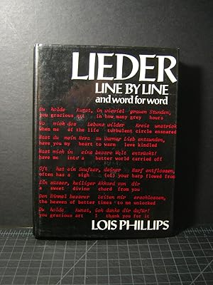 Seller image for Lieder: Line by Line and Word for Word for sale by Encore Books