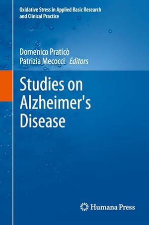 Bild des Verkufers fr Studies on Alzheimer's Disease zum Verkauf von BuchWeltWeit Ludwig Meier e.K.