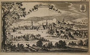 Imagen del vendedor de Waldtmnchen. Kupferstich aus: Ertl. Churbayerischer Atlas. a la venta por Antiquariat Thomas Rezek